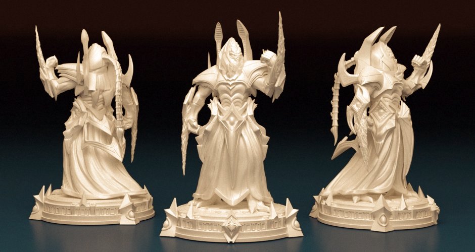 Alarak starcraft fanart 3dprint model - Dreameks