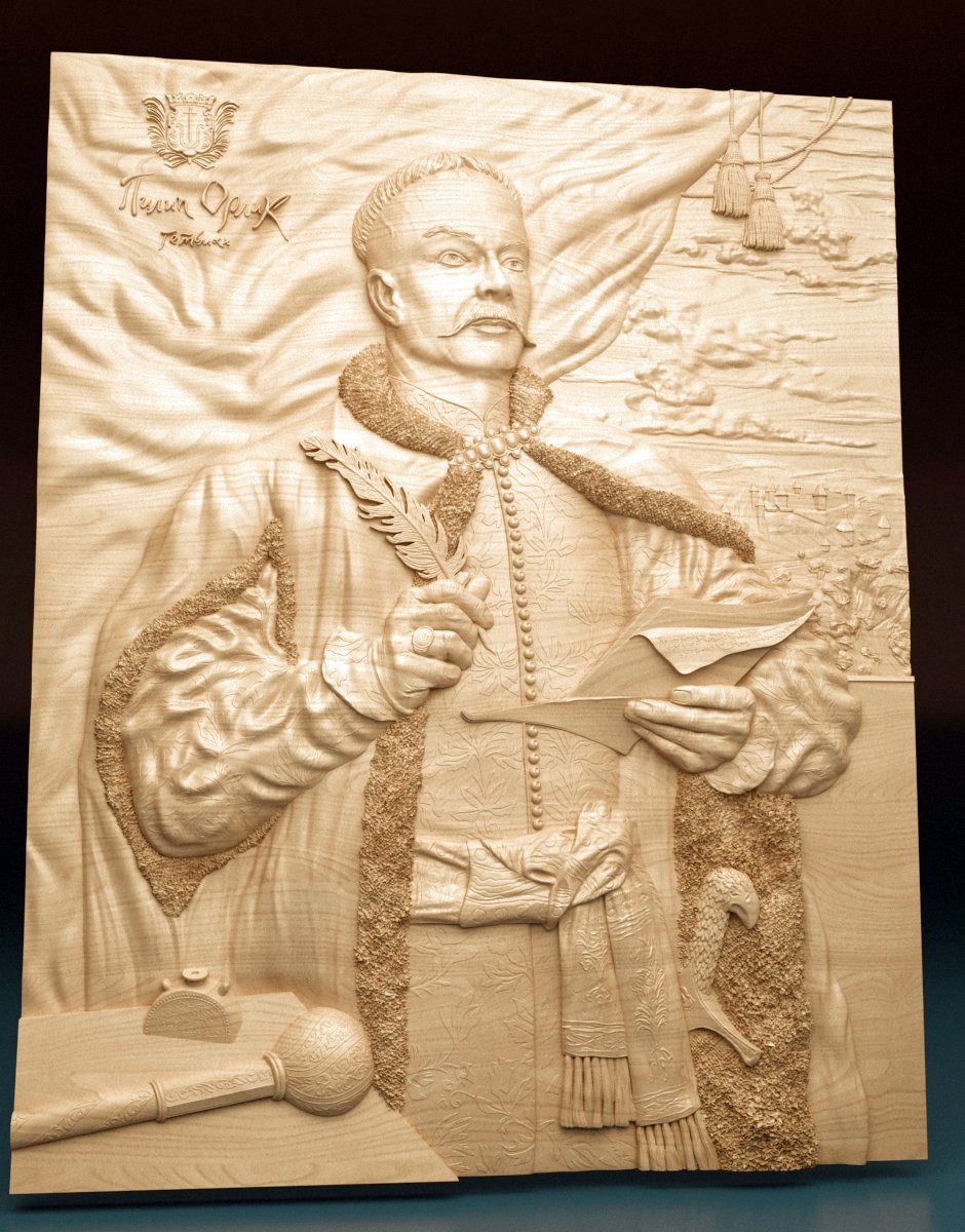 Bas-relief Hetman Pylyp Orlyk - Dreameks