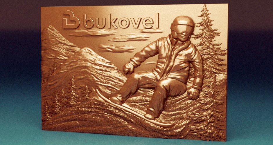 Skateboarder Bukovel Chocolate 3Dmodel - Dreameks