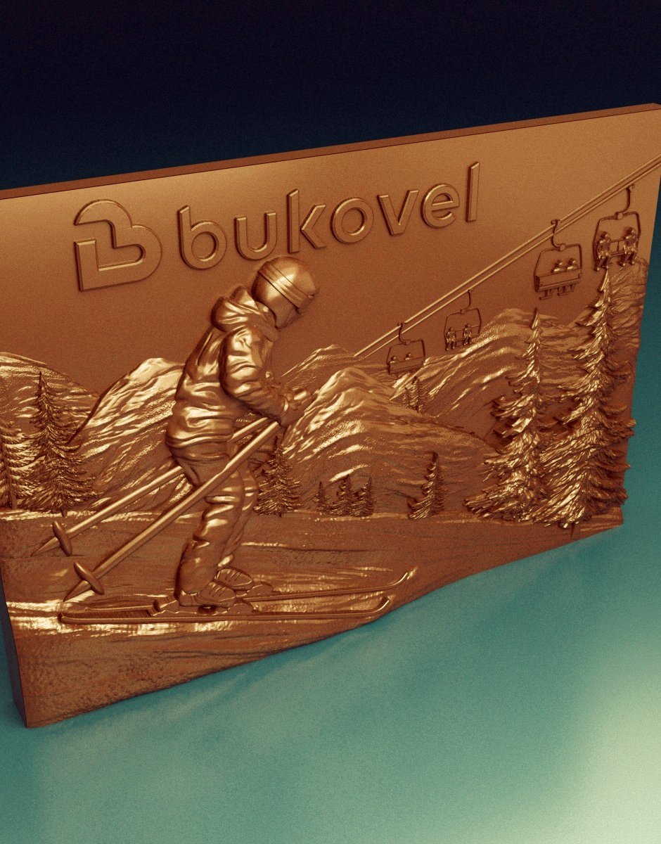 Ski Mountain Bukovel Chocolate Form - Dreameks