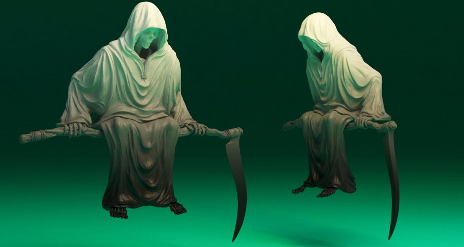 Death on the Edge 3D print model - Dreameks